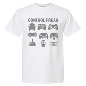 Retro Control Freak 8 Bit Gamer Garment-Dyed Heavyweight T-Shirt