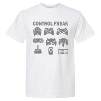 Retro Control Freak 8 Bit Gamer Garment-Dyed Heavyweight T-Shirt