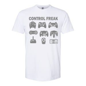 Retro Control Freak 8 Bit Gamer Softstyle CVC T-Shirt