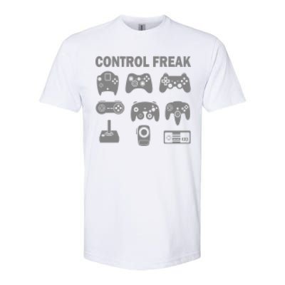 Retro Control Freak 8 Bit Gamer Softstyle® CVC T-Shirt