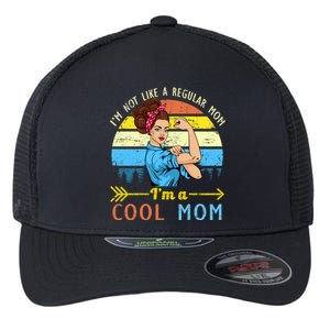 Retro Cool Mom Flexfit Unipanel Trucker Cap