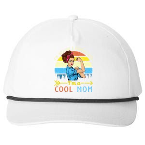 Retro Cool Mom Snapback Five-Panel Rope Hat