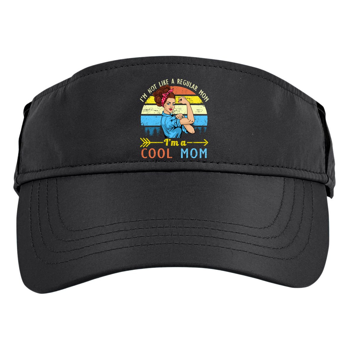Retro Cool Mom Adult Drive Performance Visor