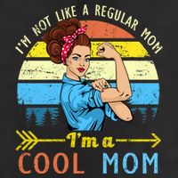 Retro Cool Mom Adult Drive Performance Visor