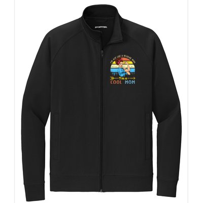 Retro Cool Mom Stretch Full-Zip Cadet Jacket