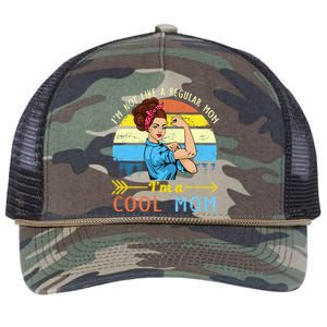 Retro Cool Mom Retro Rope Trucker Hat Cap