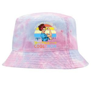 Retro Cool Mom Tie-Dyed Bucket Hat