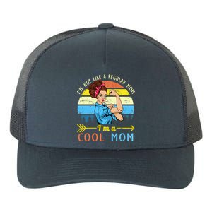 Retro Cool Mom Yupoong Adult 5-Panel Trucker Hat