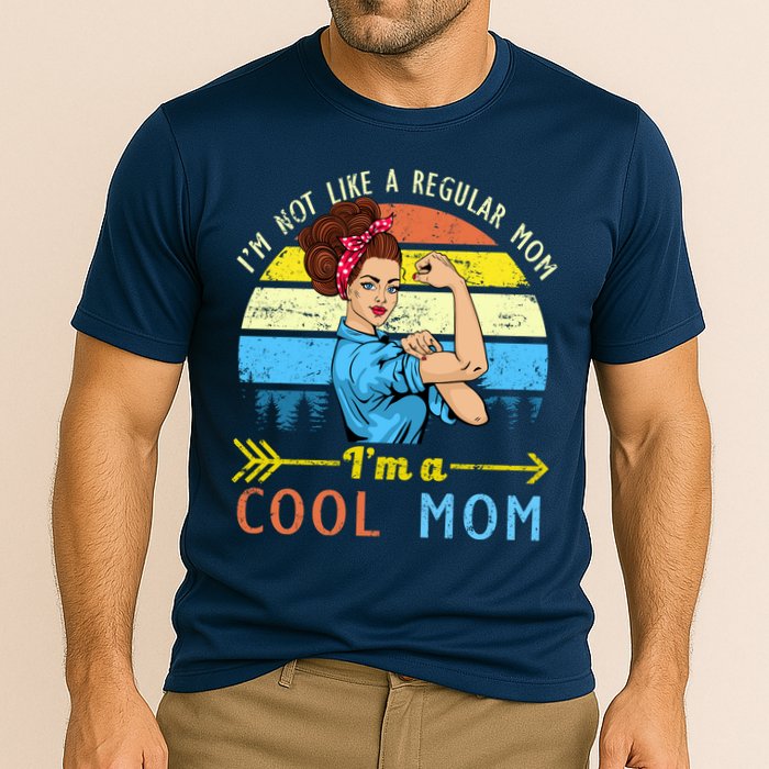 Retro Cool Mom Cooling Performance Crew T-Shirt