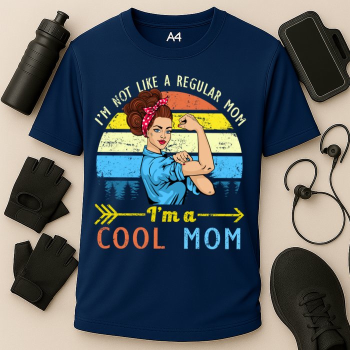 Retro Cool Mom Cooling Performance Crew T-Shirt