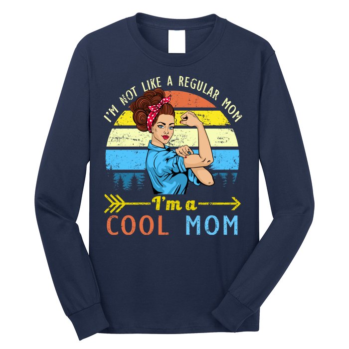 Retro Cool Mom Long Sleeve Shirt