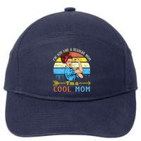 Retro Cool Mom 7-Panel Snapback Hat