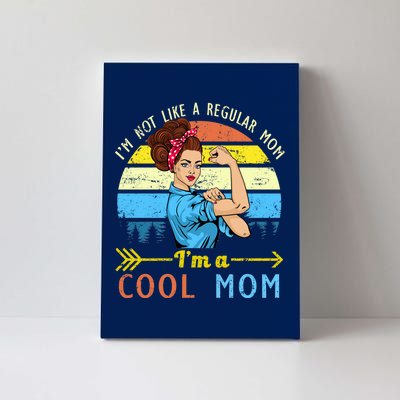 Retro Cool Mom Canvas