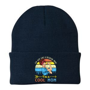 Retro Cool Mom Knit Cap Winter Beanie