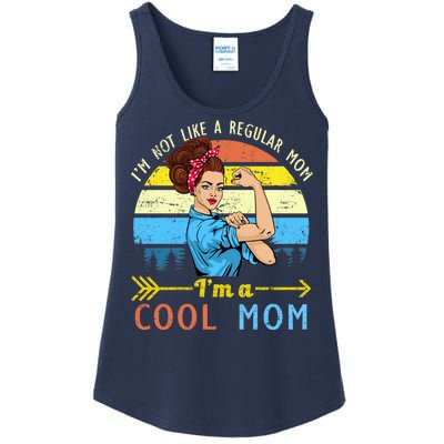 Retro Cool Mom Ladies Essential Tank