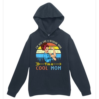 Retro Cool Mom Urban Pullover Hoodie