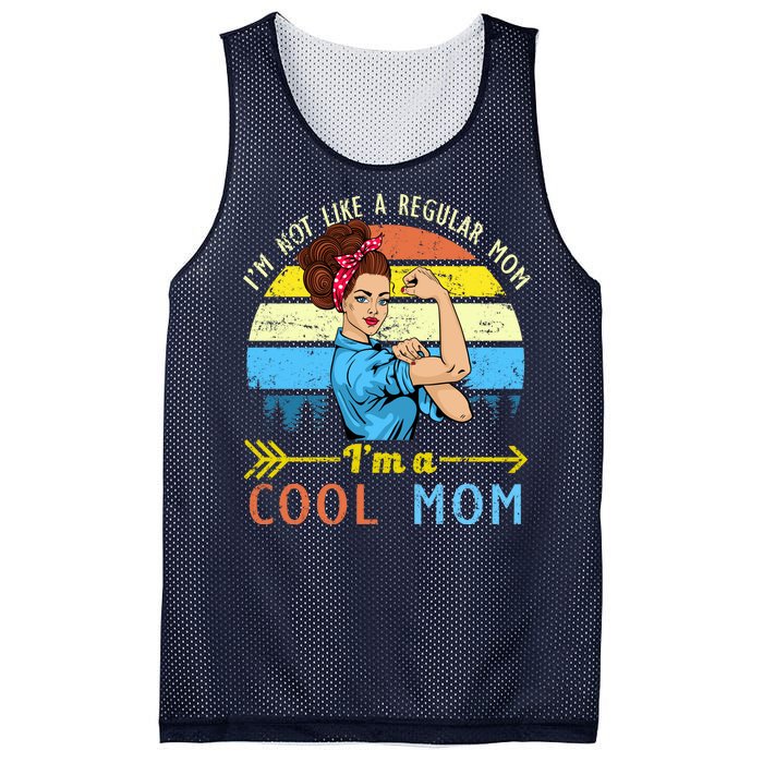 Retro Cool Mom Mesh Reversible Basketball Jersey Tank