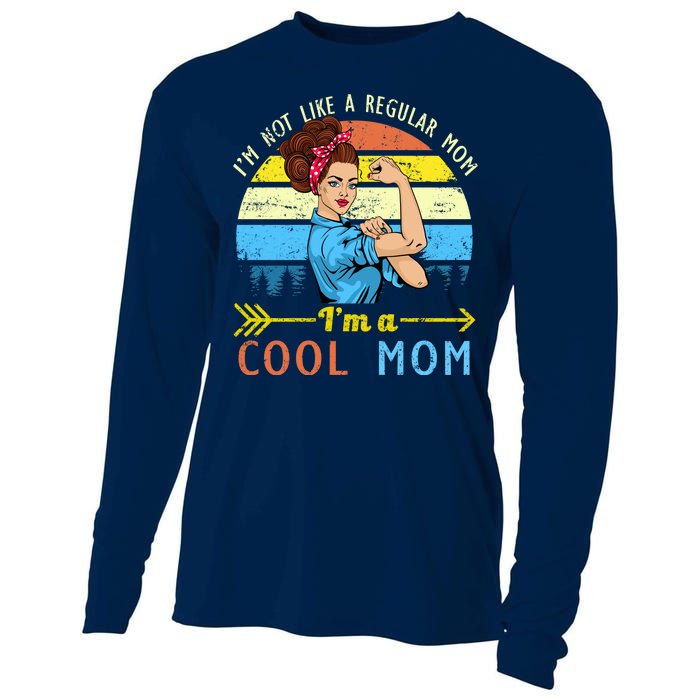 Retro Cool Mom Cooling Performance Long Sleeve Crew