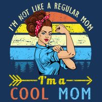 Retro Cool Mom Baby Bodysuit
