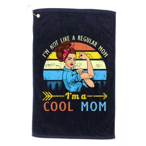 Retro Cool Mom Platinum Collection Golf Towel