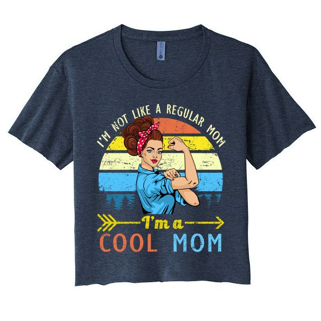 Retro Cool Mom Crop Top