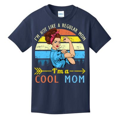 Retro Cool Mom Kids T-Shirt