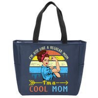 Retro Cool Mom Zip Tote Bag