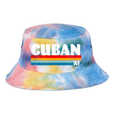 Retro Cuban AF Tie Dye Newport Bucket Hat