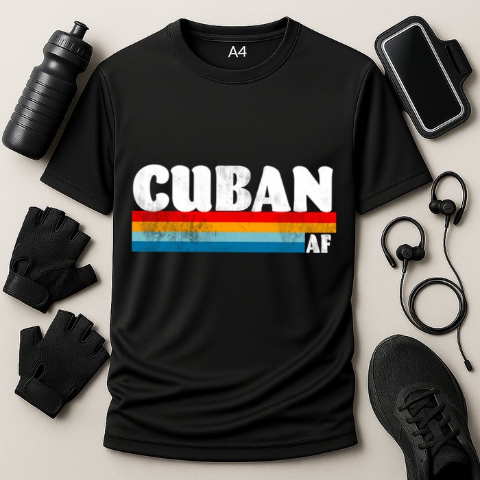 Retro Cuban AF Performance Shirt