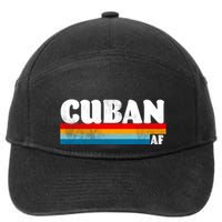 Retro Cuban AF 7-Panel Snapback Hat