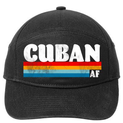 Retro Cuban AF 7-Panel Snapback Hat