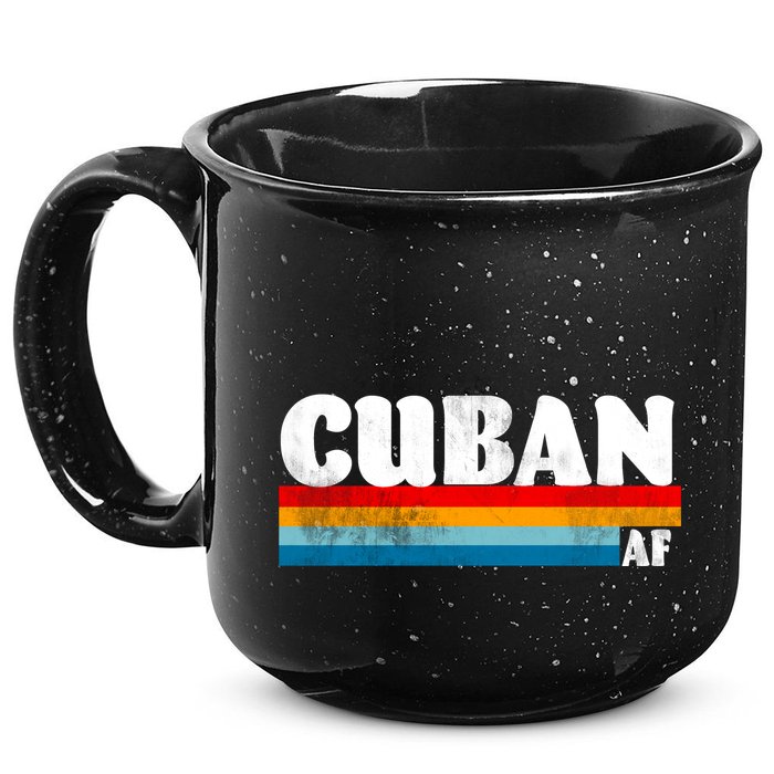 Retro Cuban AF 15oz Campfire Ceramic Mug