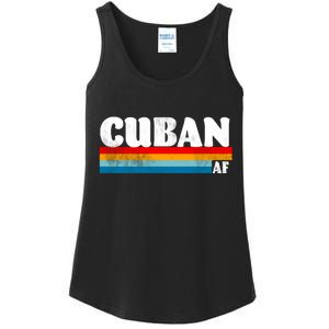 Retro Cuban AF Ladies Essential Tank