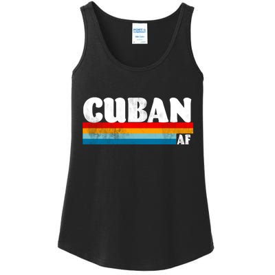 Retro Cuban AF Ladies Essential Tank