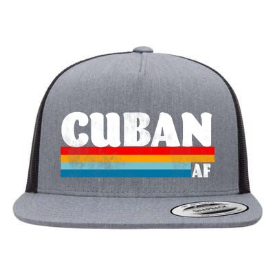 Retro Cuban AF Flat Bill Trucker Hat