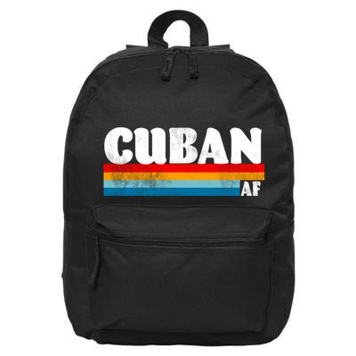 Retro Cuban AF 16 in Basic Backpack
