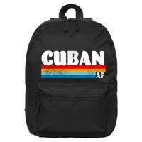 Retro Cuban AF 16 in Basic Backpack