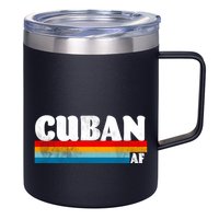 Retro Cuban AF 12oz Stainless Steel Coffee Mug