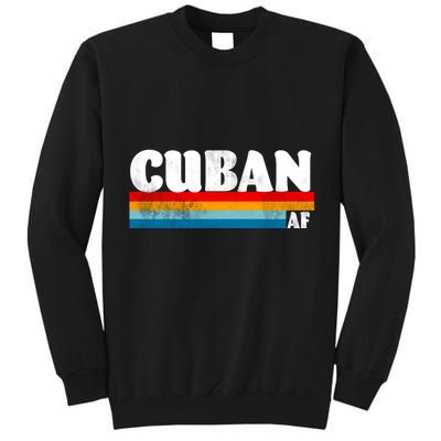 Retro Cuban AF Tall Sweatshirt