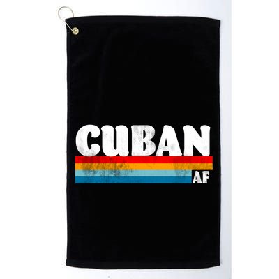 Retro Cuban AF Golf Towel