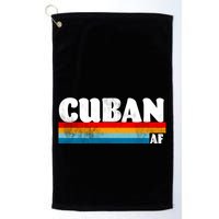 Retro Cuban AF Golf Towel