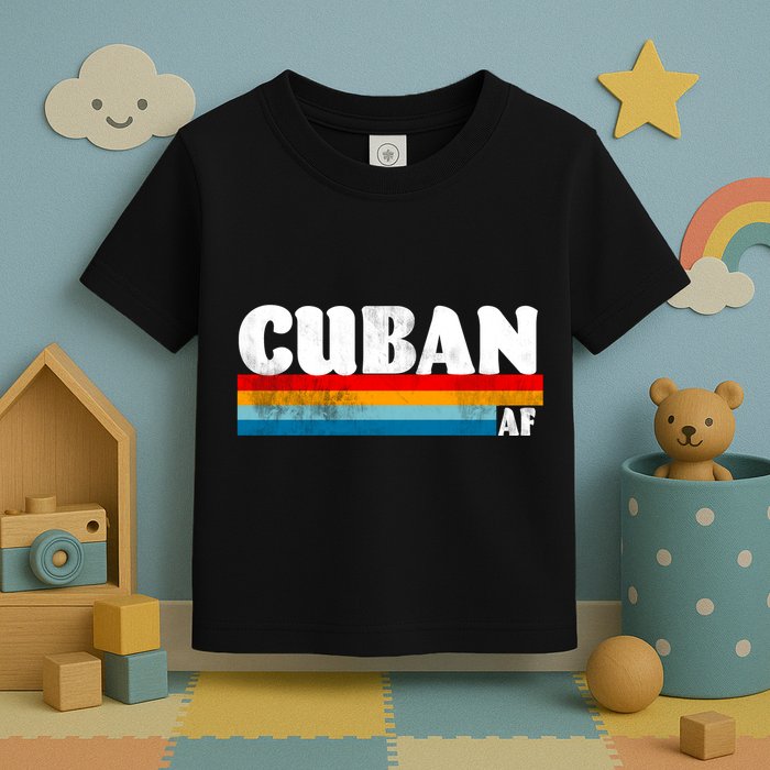 Retro Cuban AF Toddler T-Shirt