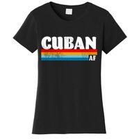 Retro Cuban AF Women's T-Shirt