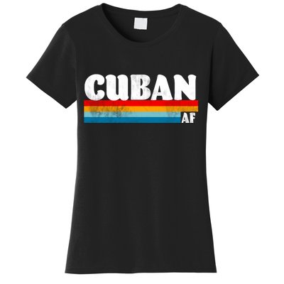 Retro Cuban AF Women's T-Shirt