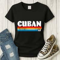 Retro Cuban AF Womens T-Shirt
