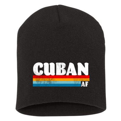 Retro Cuban AF Short Acrylic Beanie