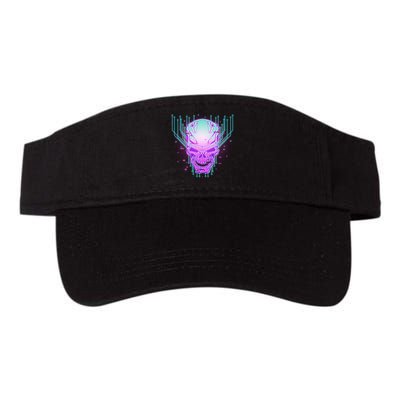 Retro Cyber Robot Skull  Visor