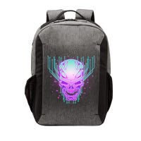 Retro Cyber Robot Skull  Vector Backpack