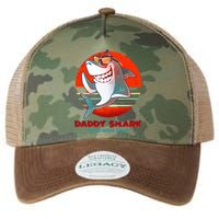 Retro Daddy Shark Doo Doo Doo Legacy Tie Dye Trucker Hat