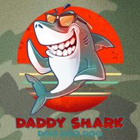 Retro Daddy Shark Doo Doo Doo Legacy Tie Dye Trucker Hat